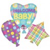 Palloncino Foil SuperShape Welcome Baby