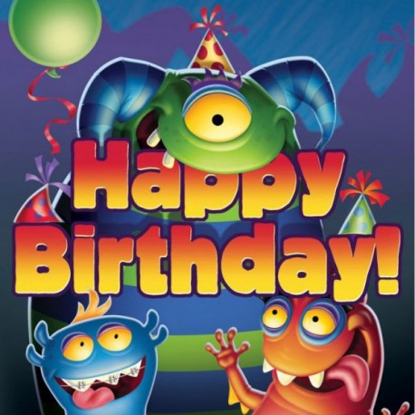 Tovaglioli Mostri 16pz