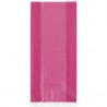 Hot pink cellophane bags