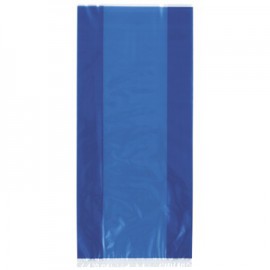 Royal Blue cellophane bags