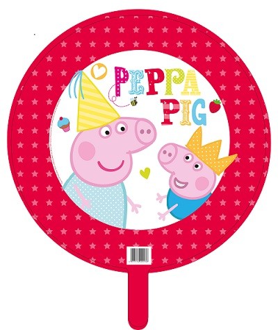 HATELLO Printed Peppa Pig Theme foil/air/Helium