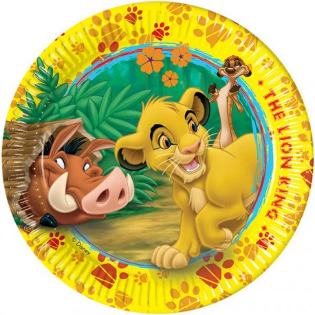 Lion King Dessert Plates