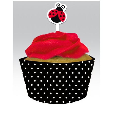 Ladybug Cupcake Wrapers