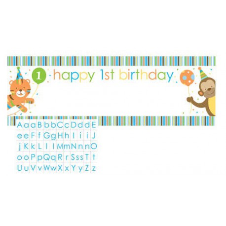 Sweet at One Boy Customizable Banner