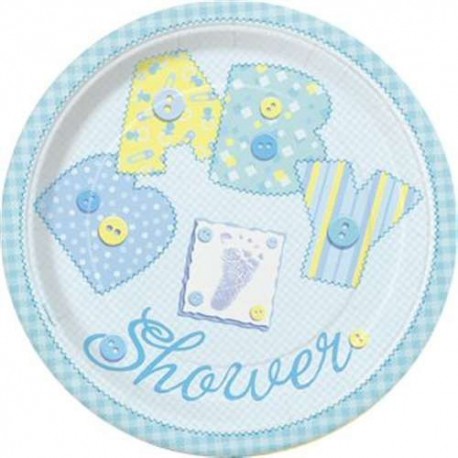 Baby Blue Dessert Plates