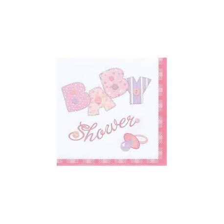 Baby Pink Lunch Napkins